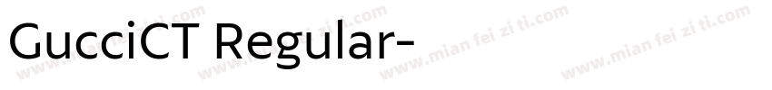 GucciCT Regular字体转换